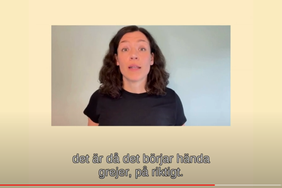 Urklipp från Youtube-video